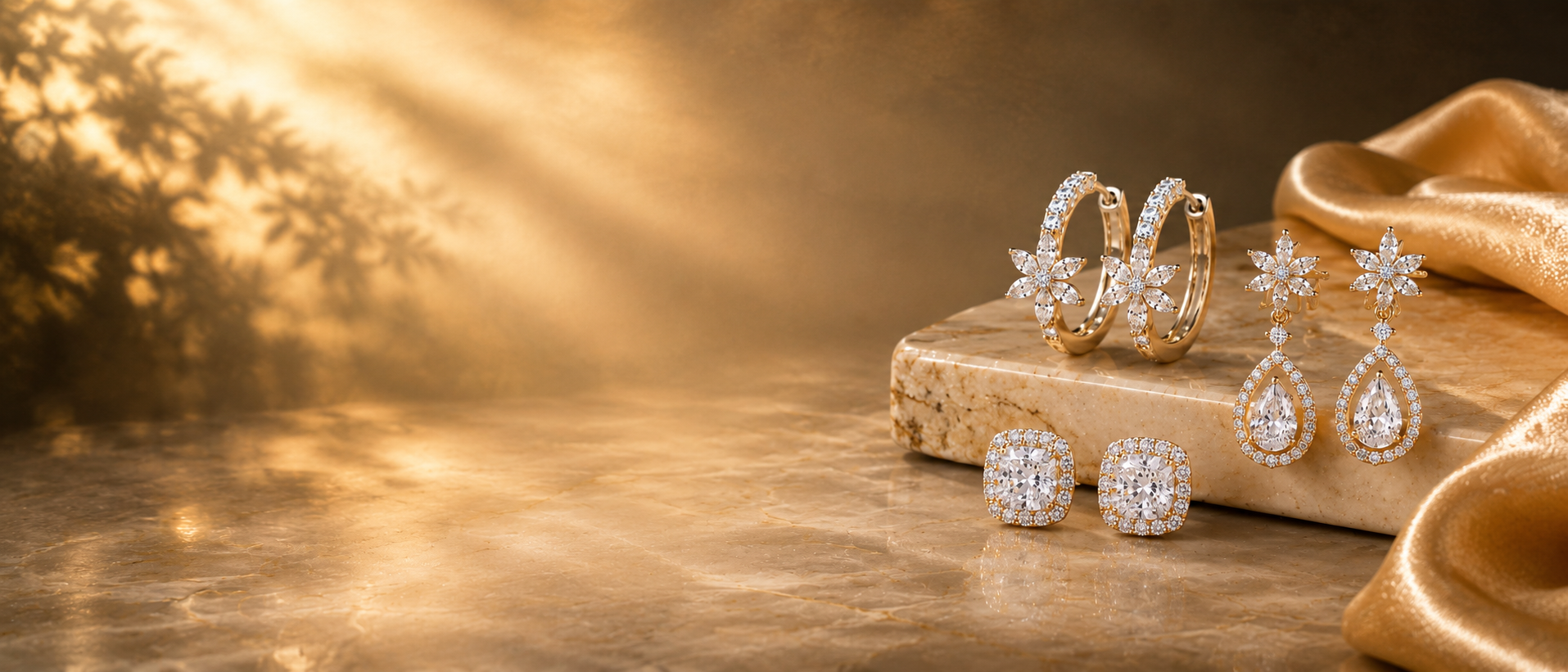 Earrings background